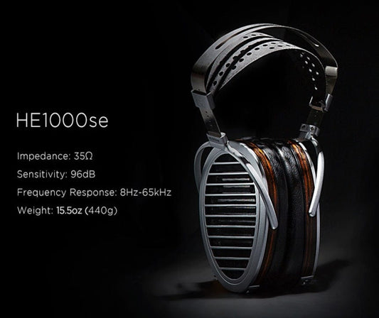 Technical specs of Hifiman HE1000se headphone