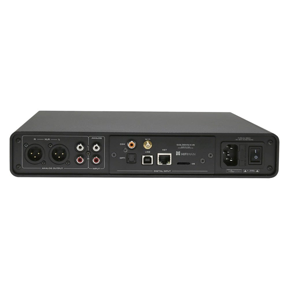 Hifiman Serenade rear inputs and outputs